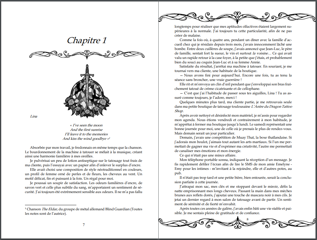wyrm & crow interieur relie